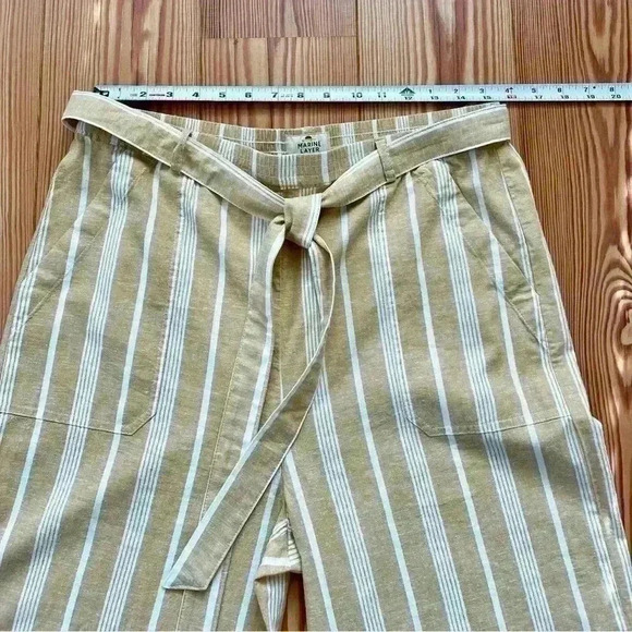 Marine Layer women’s size large wide leg, belted pull on pants.Great condition. - Picture 7 of 8
